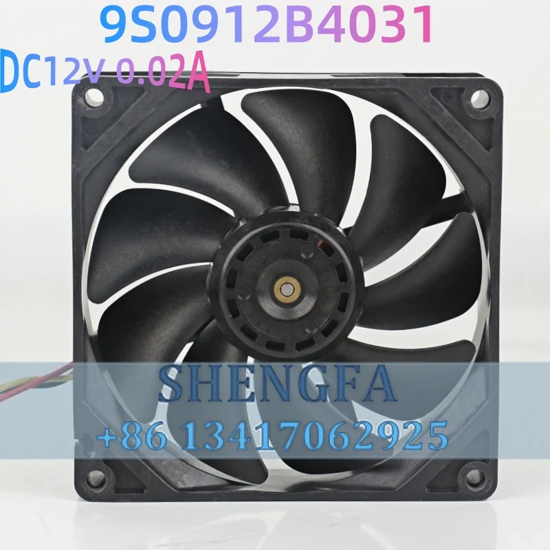 Sanyo DC12V 0.02A 9025 9CM 90X90X25MM Speed measurement Ultra-quiet inverter 9S0912B4031 Cooling fan