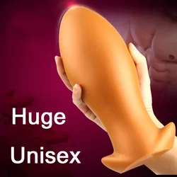 Huge Anal Plug Silicone Soft Anal Dildo Big Butt Plug Prostate Massage Anus Masturbator Dilator Adult Sex Toys for Men Woman Gay