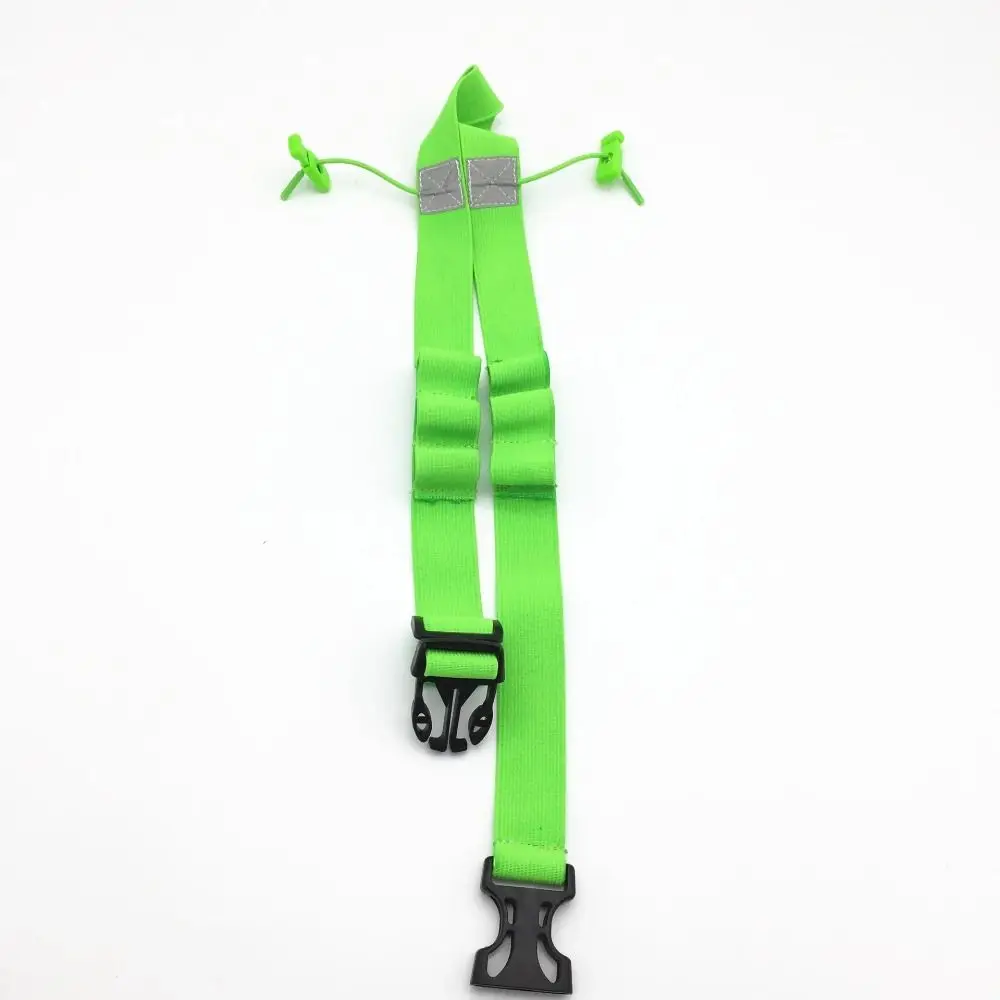 Waist Belly Band Running Race Number Belt Reflective Tape High Elastic Marathon Race Belt Stretchable With 6 Gel Loops
