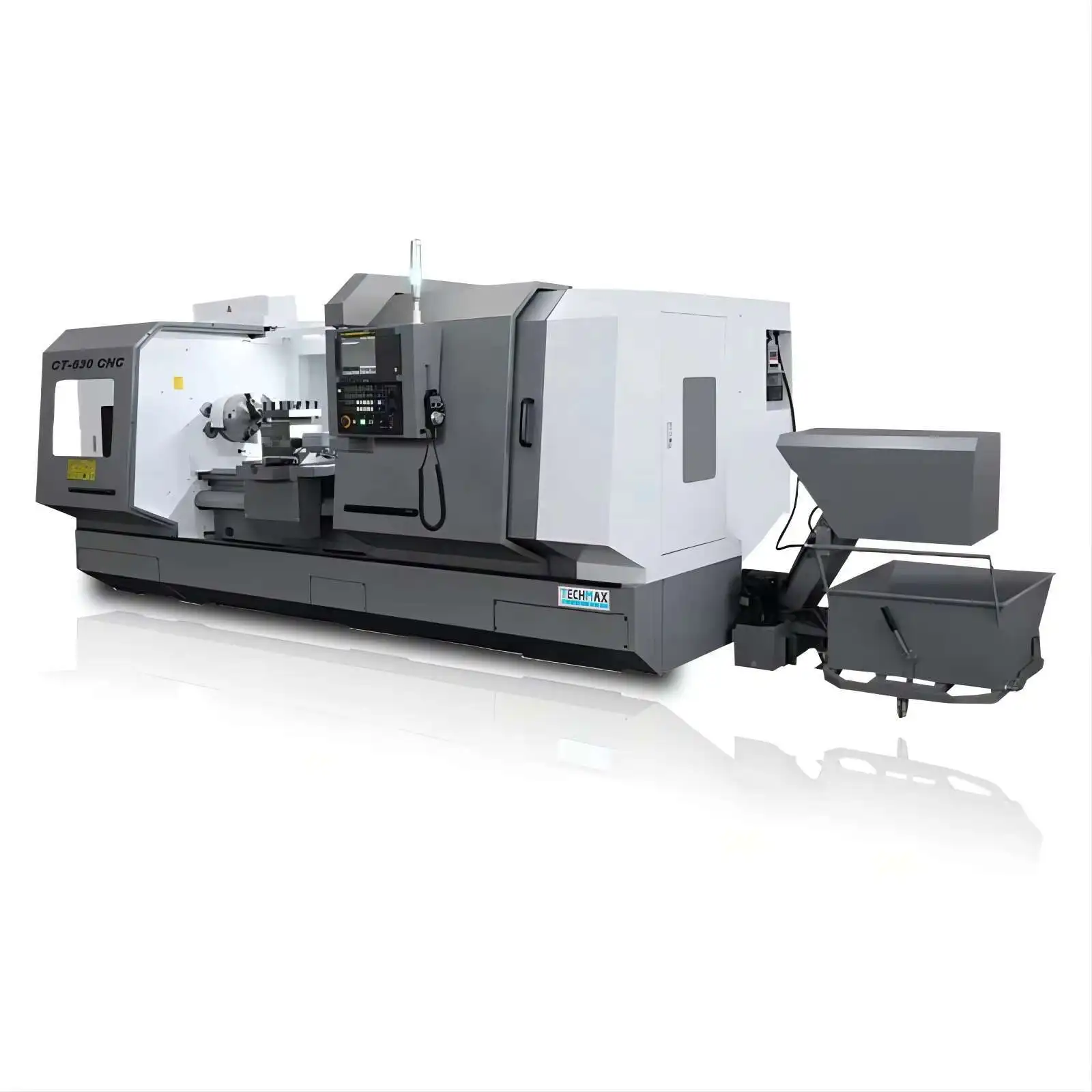 CT630 Siemens Programmierung Swiss Type Heavy Duty Cnc Horizontal Lathe Hine