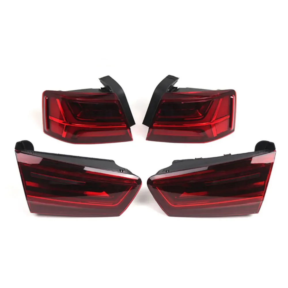 

1Pc Tail Light High Configuration LED For Audi A6 C7 Sedan 2016 2017 2018 Rear Taillight Warning Light Reversing Light