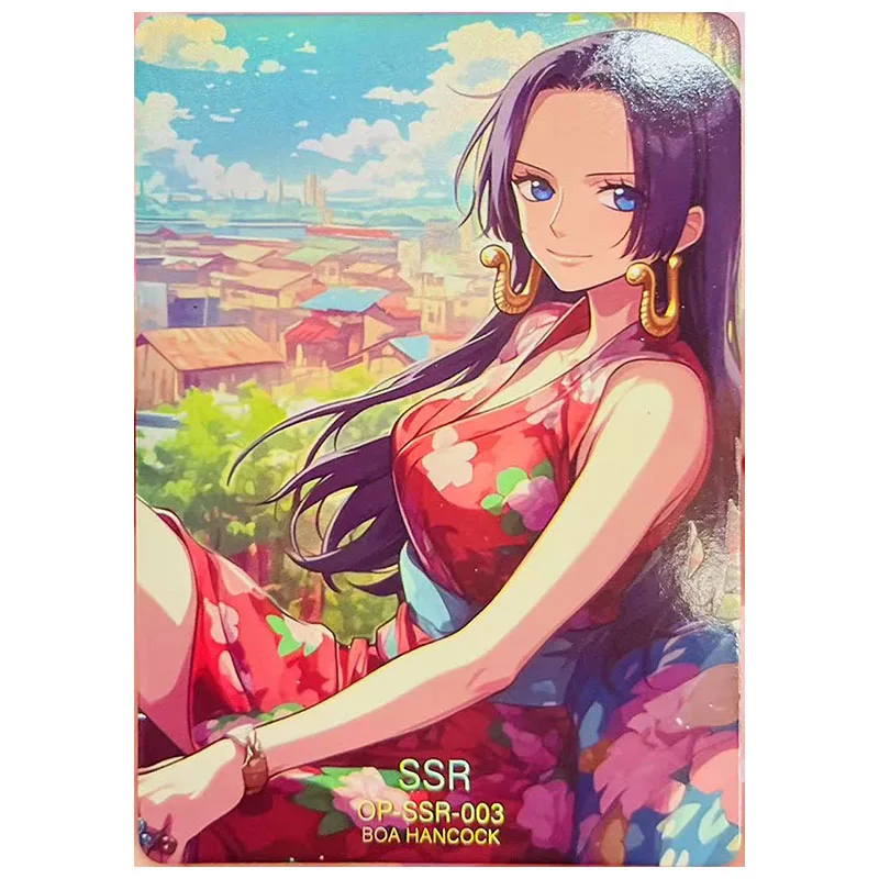 Cartes à collectionner rares, une pièce, Shanks Uta Kid Chopper Luffy Zoro Shirahoshi Hancock Law, jouets pour garçons, cadeau d'anniversaire