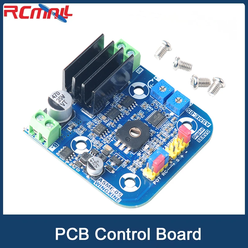 PCB Controller for ASMC-04B/05B Robot Servo Support 12V~24V 180kg.cm for Medium / Large Robots High-torque Control