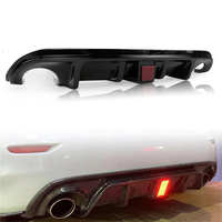 Diffuser For Infiniti Q50 2014-2017 Accessories Rear Bumper Posterior Lip W/ Light Body Kit Auto Exterior Modification Parts HOT