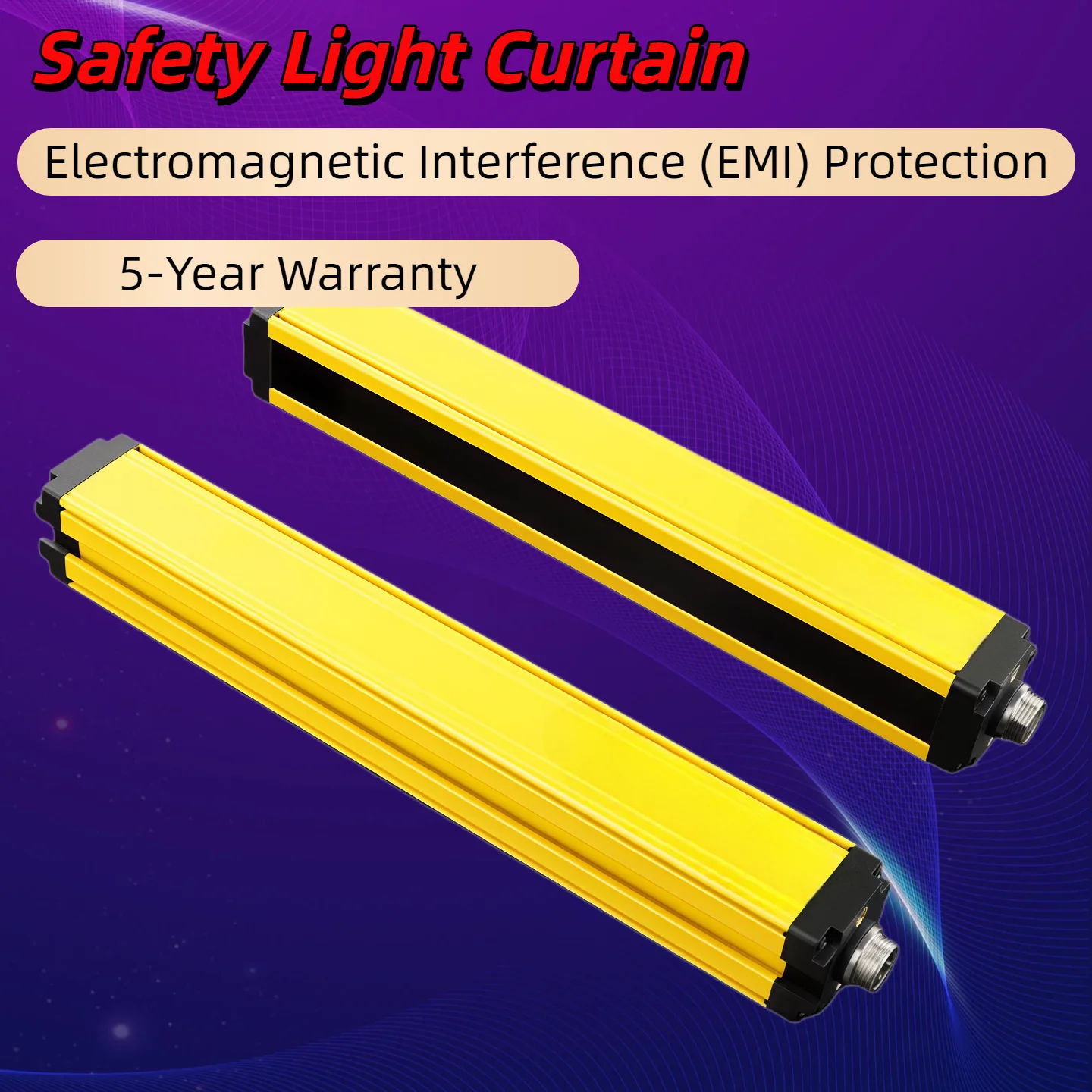 

35x30 Safety Light Curtains 8/10/12/16/18/20/24/26 Beam 20mm/40mm Space Protection 3m Long Detection Customize Photo Sensor