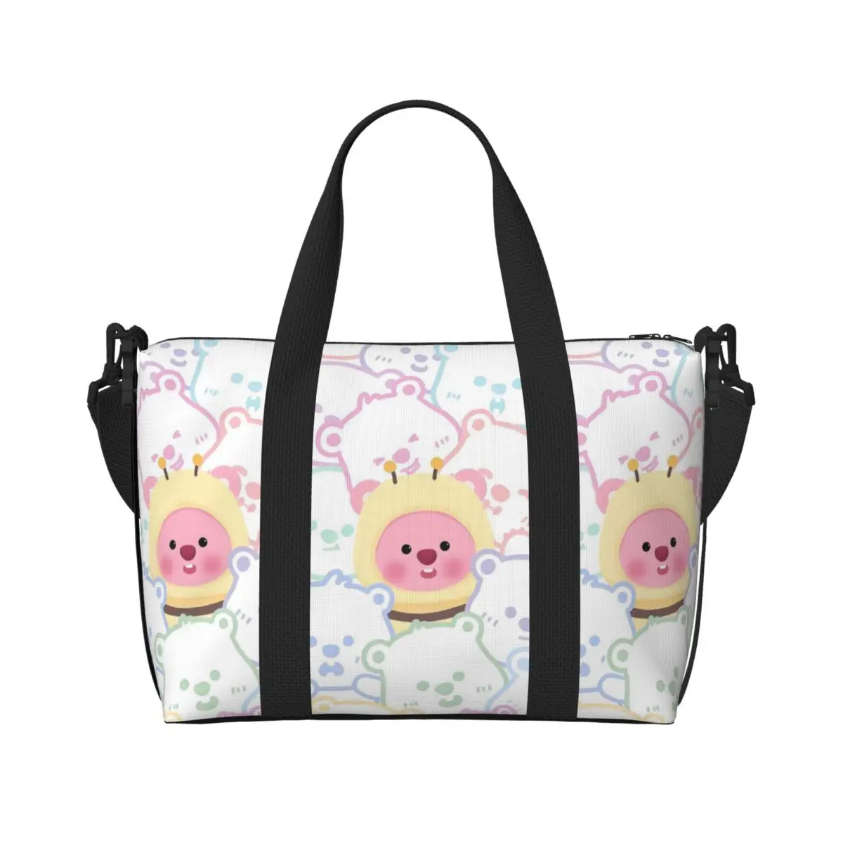 

Большая большая сумка-тоут Zanmang Loopy, женская сумка-шоппер на плечо в стиле аниме, пляжная дорожная сумка для спортзала