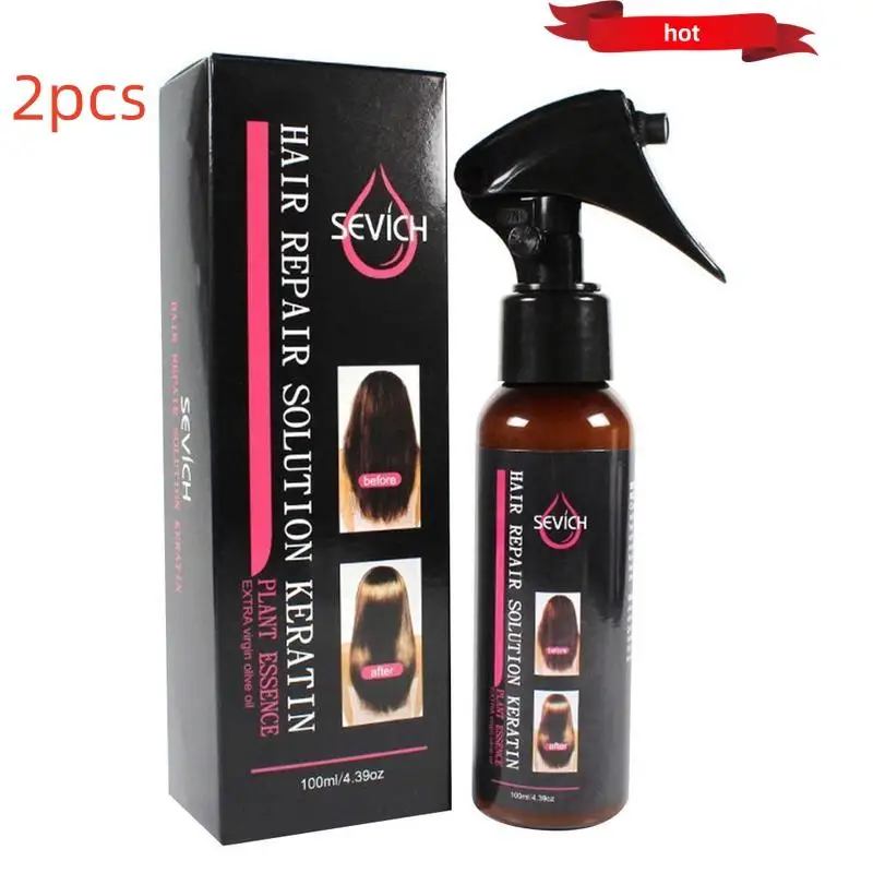 

2PCS Sevich Hair Smoothing Spray To Repair Dyeing Ironing Damaged Hair Care Oil Makes Hair Silk Shine Prevents Frizz Essential