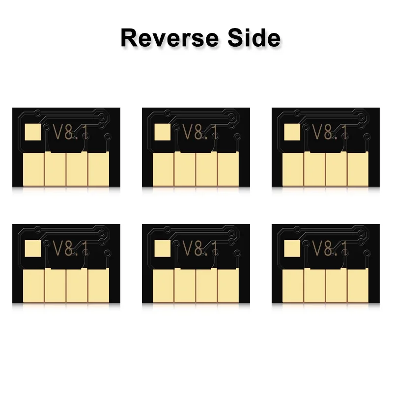 For HP 727 Cartridge Chip New Upgrade HP727 Chip For HP DesignJet T920 T930 T1500 T1530 T2500 T2530 Printer (PBK C M Y GY MBK)