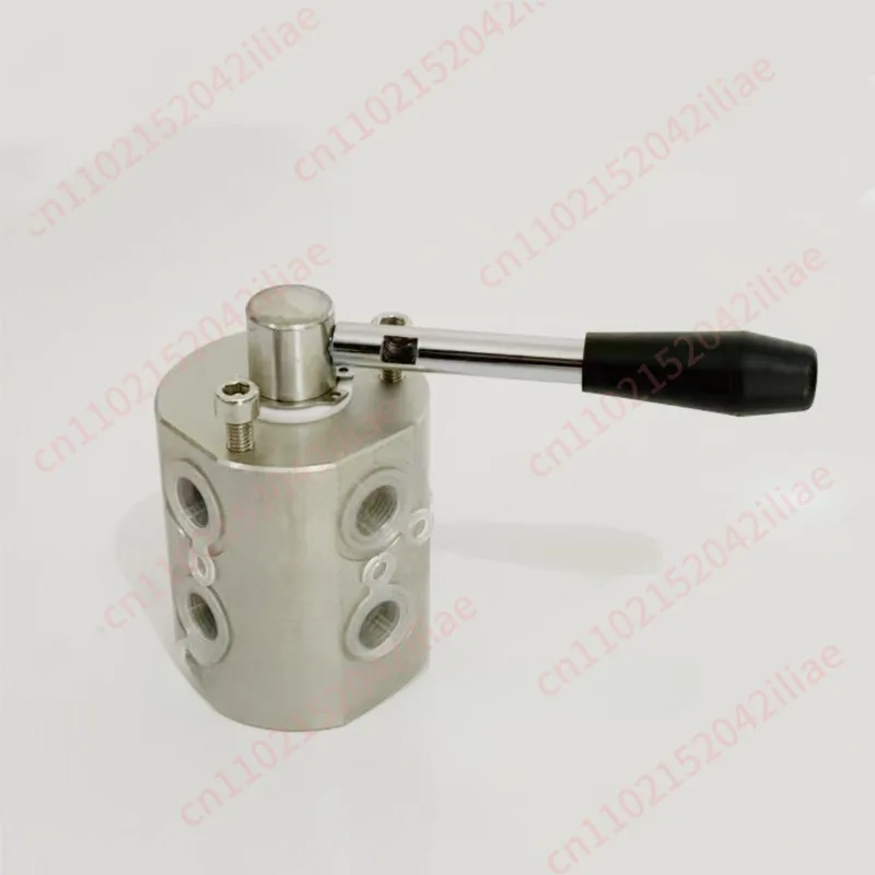 Two position six-way manual valve, two position six-way hydraulic steering switch