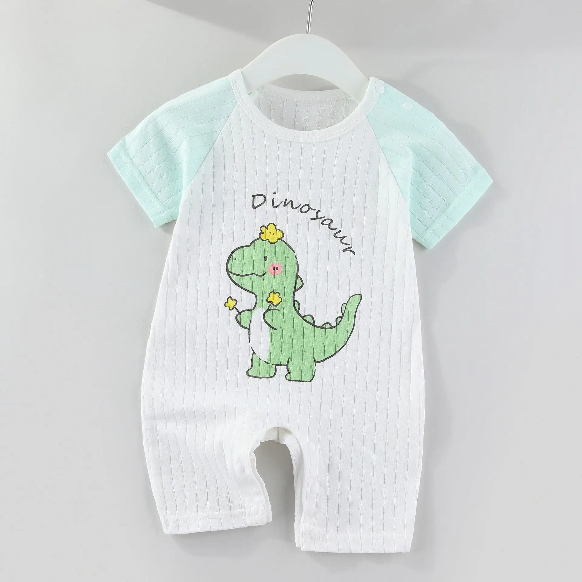ZOETOPKID New Summer Baby Crawling Clothes Newborn Children Jumpsuit Boy Baby Thin Girl Short-sleeved Rompers