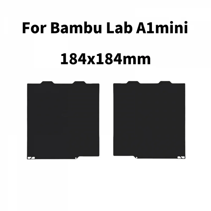 

Cold Plate Build Plate for Bambu-lab A1 Mini Spring Steel Sheet for Bambu Lab A1MINI Flexible PEI Print Bed Removable 184x184mm