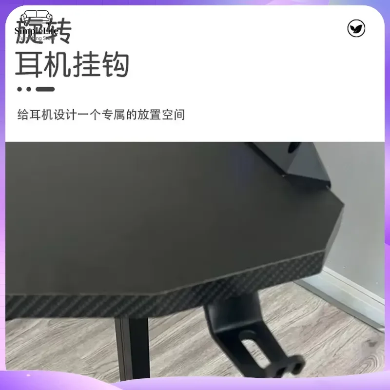 Gaming Desk Computer for Home Office Writing Desk Ergonomic Adjustable Height Desk with Cable Management and CPU Holder