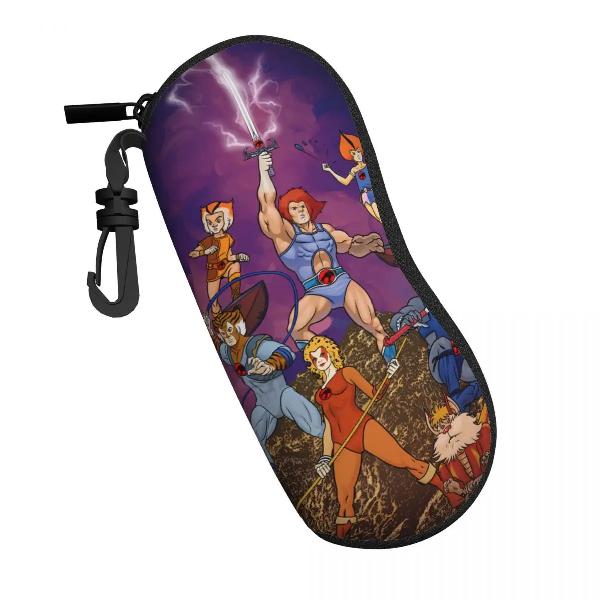 Custom Thundercats Sunglasses Soft Case Neoprene Zipper HiMan Cheetara Shell Eyeglass Case Protective Box For Glasses