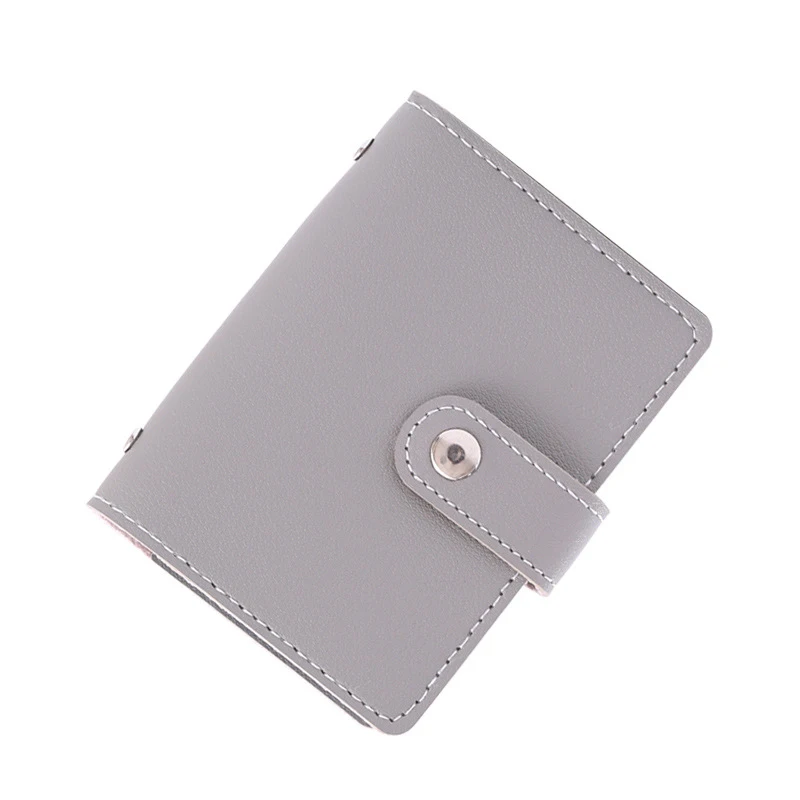 Fashion Anti RFID Unisex Business ID Card Holder Women Credit Card Case For Men Clutch Organizer Bag With Driver's License Slots