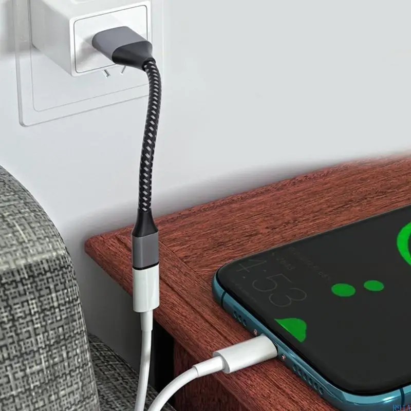 R91A USB 2.0 إلى USB C محول الذكور 480MBPS USB 2.0 إلى كابل محول أنثى USB C