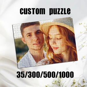 Personalized Custom Photo Puzzle Customize Couple'S Commemorative Photo DIY Toys home Decoration