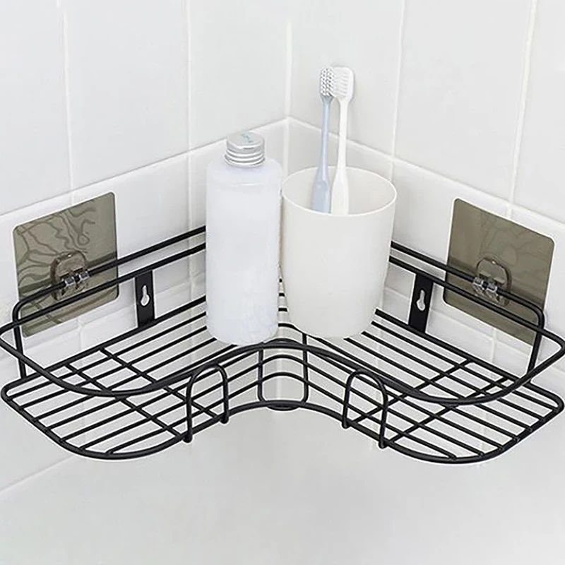 5Pcs Seamless Adhesive Hooks Transparent Acrylic Door Rear Hook Toilet Storage Rack Sticky Hooks