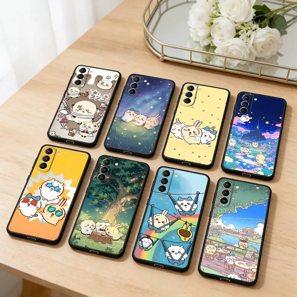Cute Cartoon C-Chiikawas-AS Case for Samsung Galaxy S21 S25 FE S24 S23 Ultra S20 S9 S22 Plus S10 TPU Cover