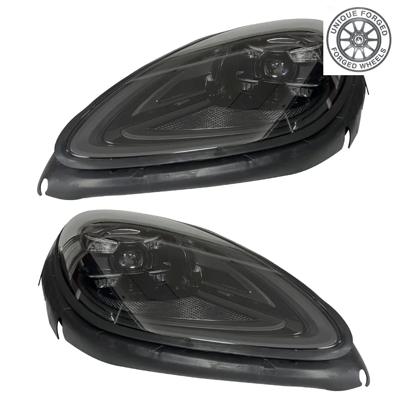26 Style For Porsche Macan 95b 2014-2020 Front Headlight Car Accessories Head Light Lamp Upgrade To 2023 LED Headlights DRL