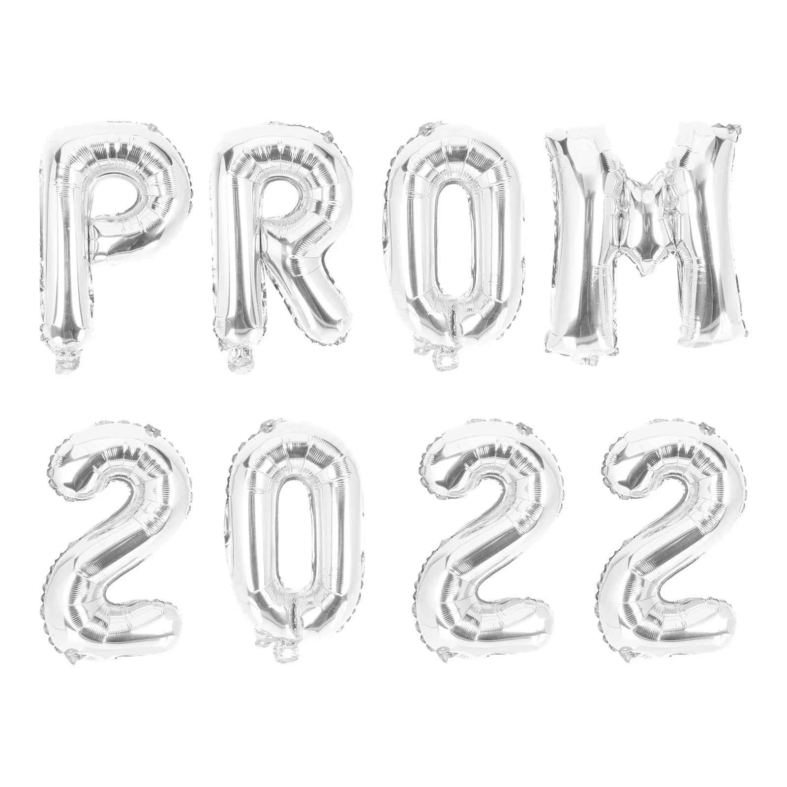 

8Pcs Graduation Foil Balloons Set Bright Hanging Ornaments Balloons Scene Layout Balloon Prop