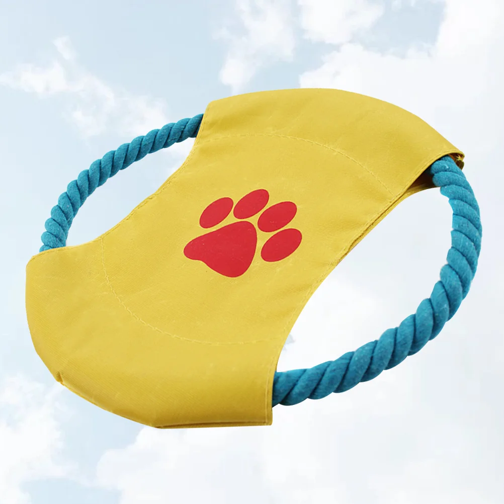 

Dog Throwing Discs Toy Bite-Resistant Flying Disk Toys Pet Training Puppy Golden Retriever