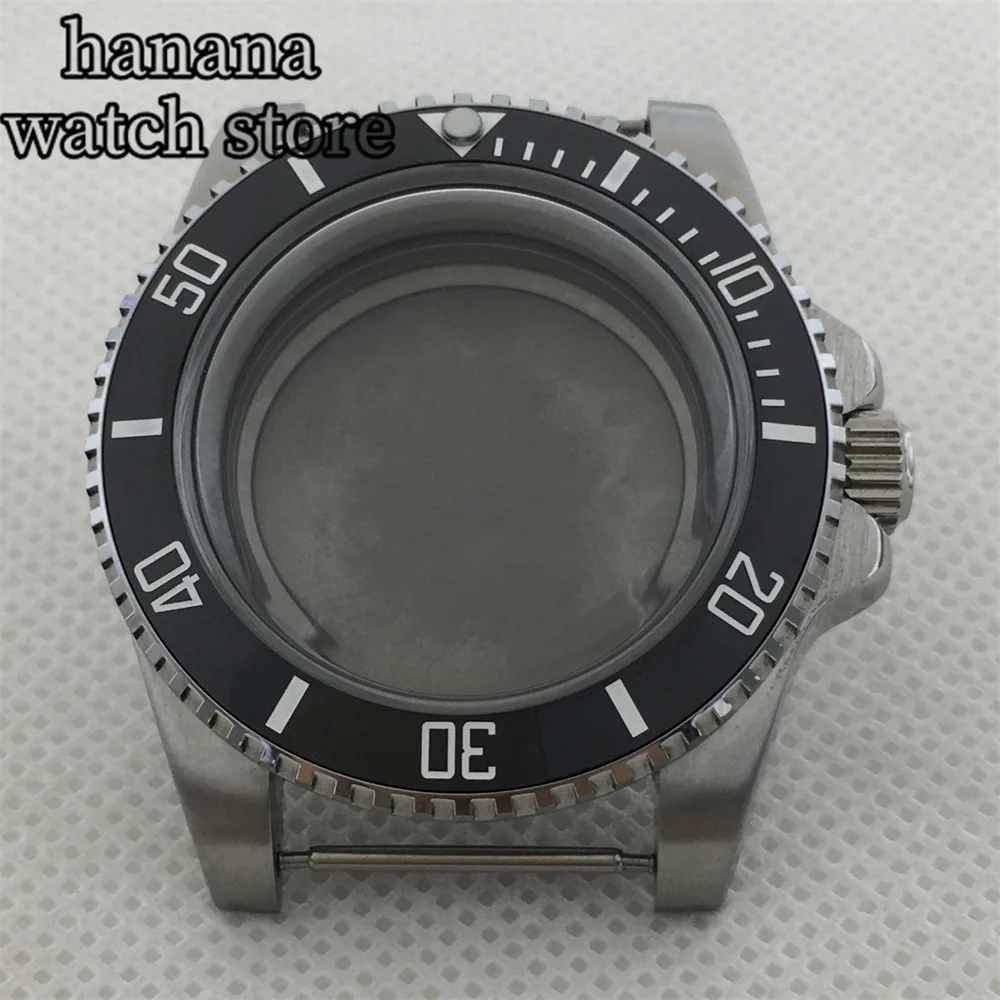 BLIGER Vintage 40MM Dome Acrylic Glass case Ceramic luminous bezel for NH34 NH35 NH36 ETA 2824 PT5000 movement