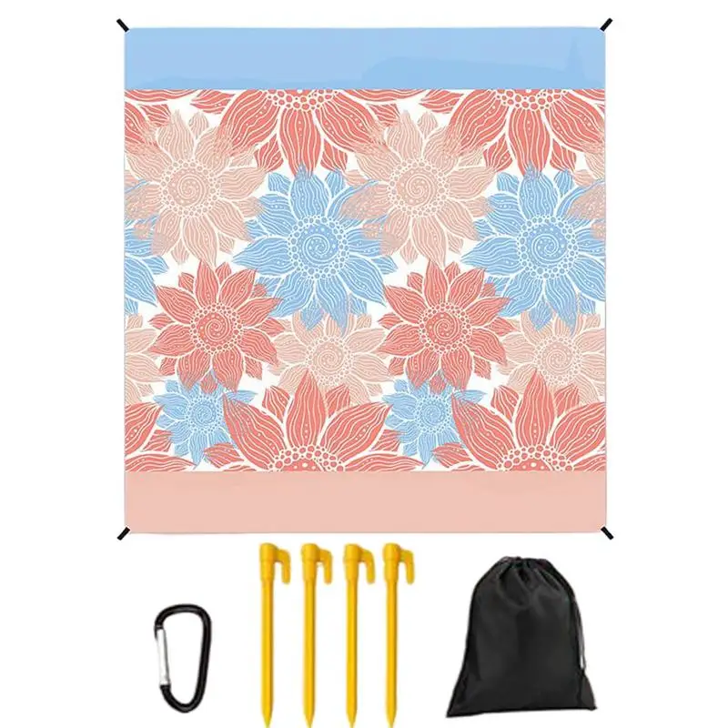 

Beach Blanket Camping Rug For Tent Sandproof Beach Rug For Travel Grass Yoga Festival Sports Park Backyard Camping