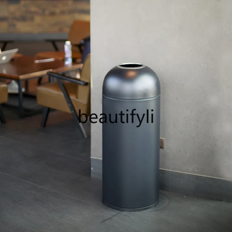 Bullet trash can Commercial large-capacity peel bucket in public places