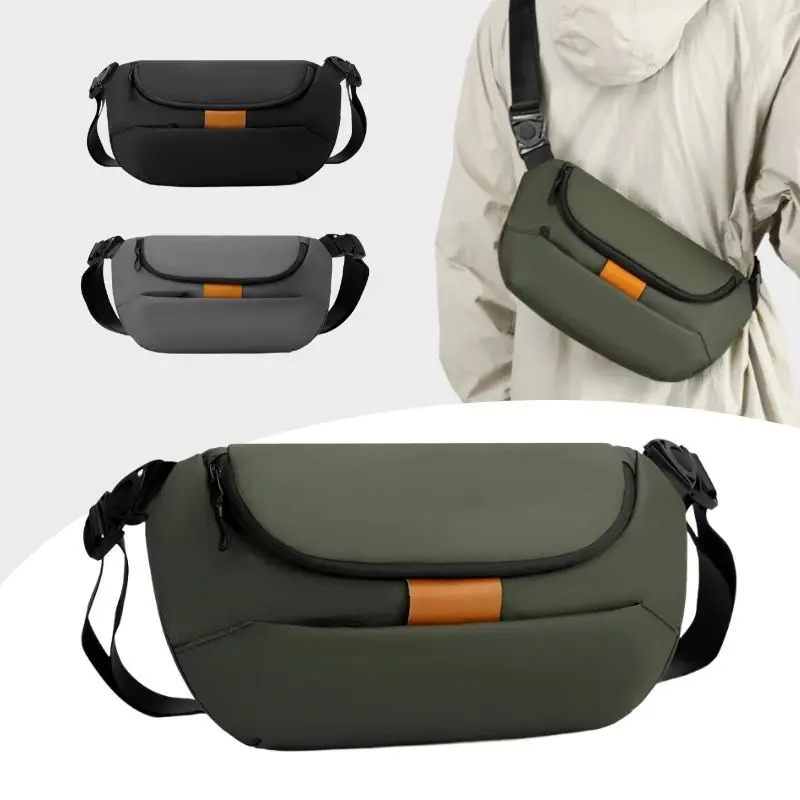 

Sling Bag for Men, Crossbody Bag , Chest Shoulder Messenger Bag for Phone, Passport, Wallet, Essentials, Travel, Work, Outdoor