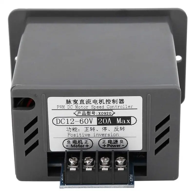 AA84 DC Motor Controller Motor Speed Controller DC60V Motor Speed Controller 40A Motor Speed Controller