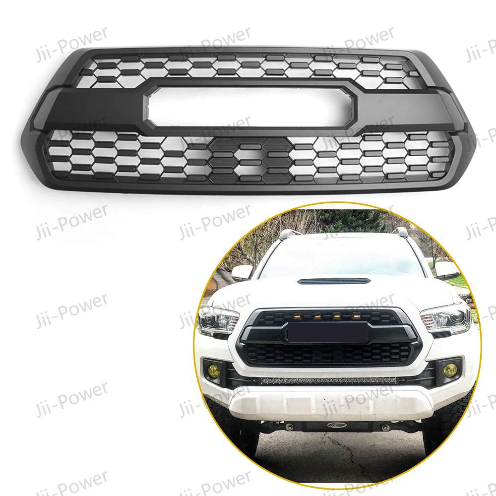 

JP16 Custom 2016 -2021 Pickup Truck Auto Accessories Parts Front Mesh Car Grille for Tacoma