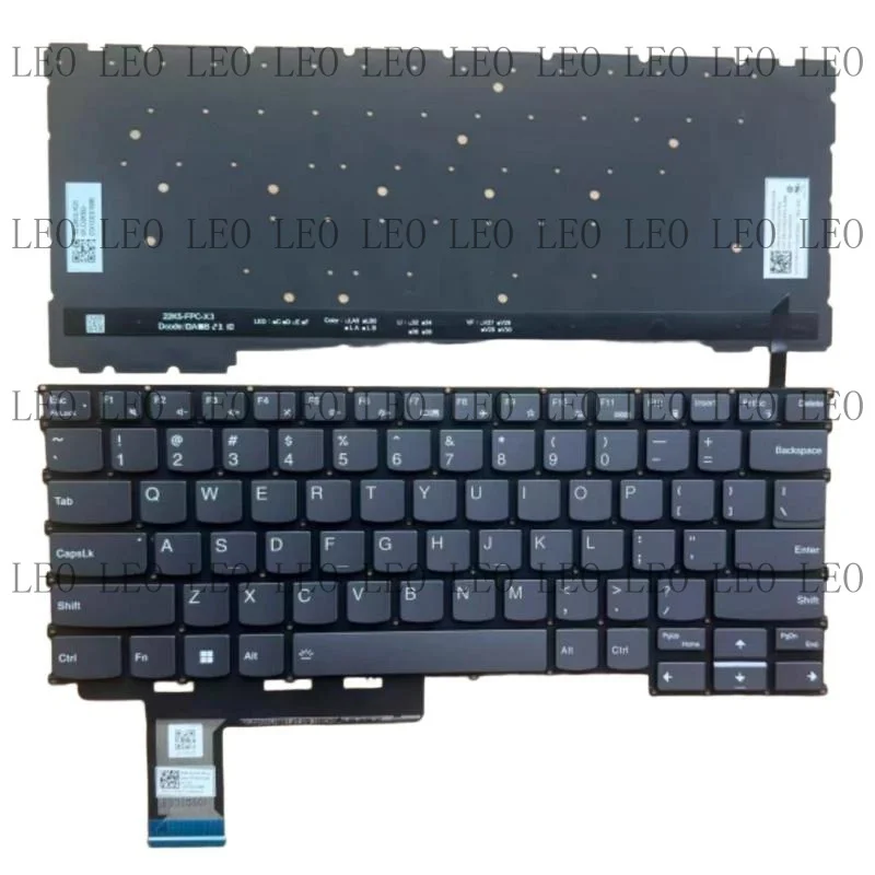 MY New Internal US Backlit Keyboard For Legion Slim 5 14APH8 82Y5 Laptop
