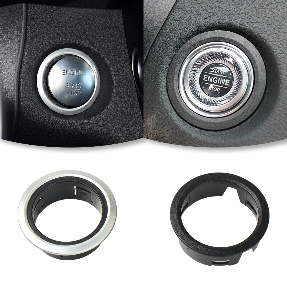 Auto Push Start Ignition Button Decor Trim Ring OE 2056808503 2226802002 Fit For Mercedes-Benz W205 W253 W447/448 W176 W156 W117