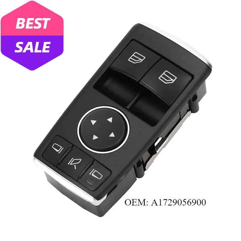 

Car Electric Window Switch Glass Lift Switch 1729056900 A1729056900 For Mercedes-Benz W245 B200 C204 C250 C350 C63 AMG