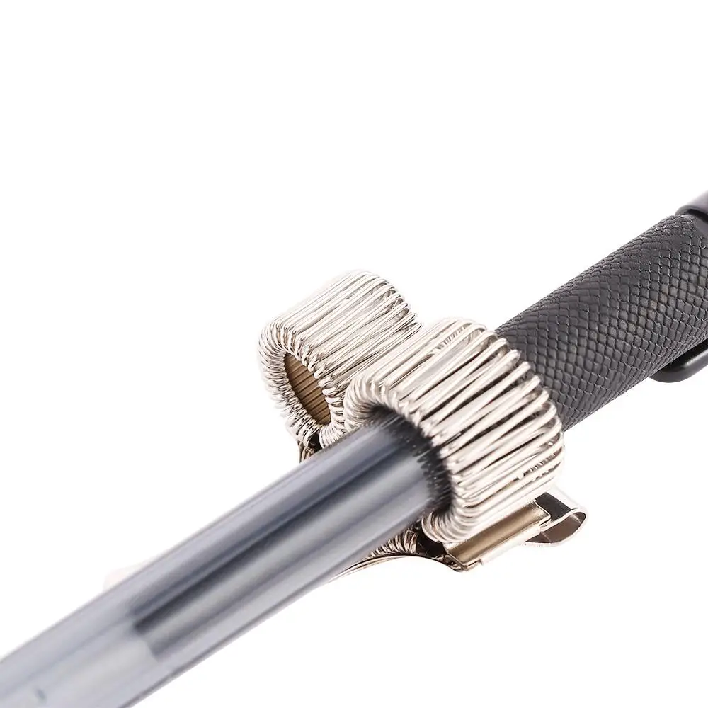 แพทย์แบบพกพาเครื่องเขียนโน้ตบุ๊คโลหะสปริงเดี่ยว/คู่/สามผู้ถือปากกาพร้อมคลิปหนีบกระเป๋า