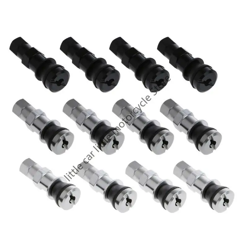 

R9CC Car Tubeless Wheel Tire for Valve Stem Metal High Pressure Flush Mount Rear Stem