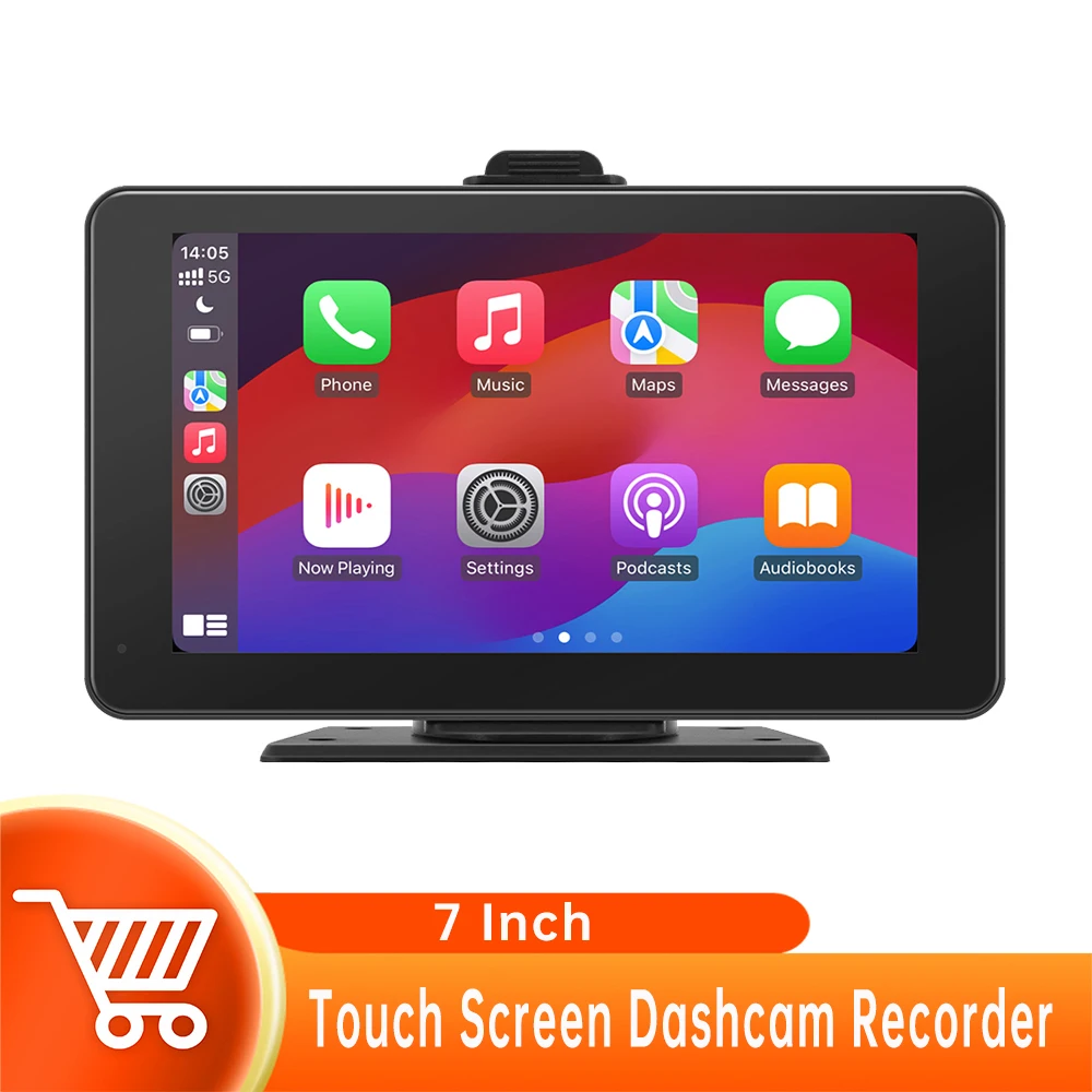 

7 Inch Android Car Radio Portable Multimedia Video Player Touch Screen Wireless Carplay Monitor with Multifunctional Interface