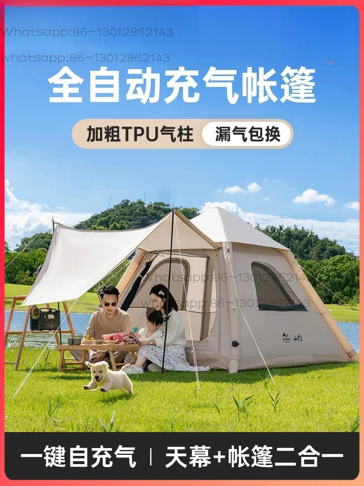 Fully Automatic Inflatable Tent Out-door N- Portable Camping Equipment Full Set Thickened Out-door Overnight
