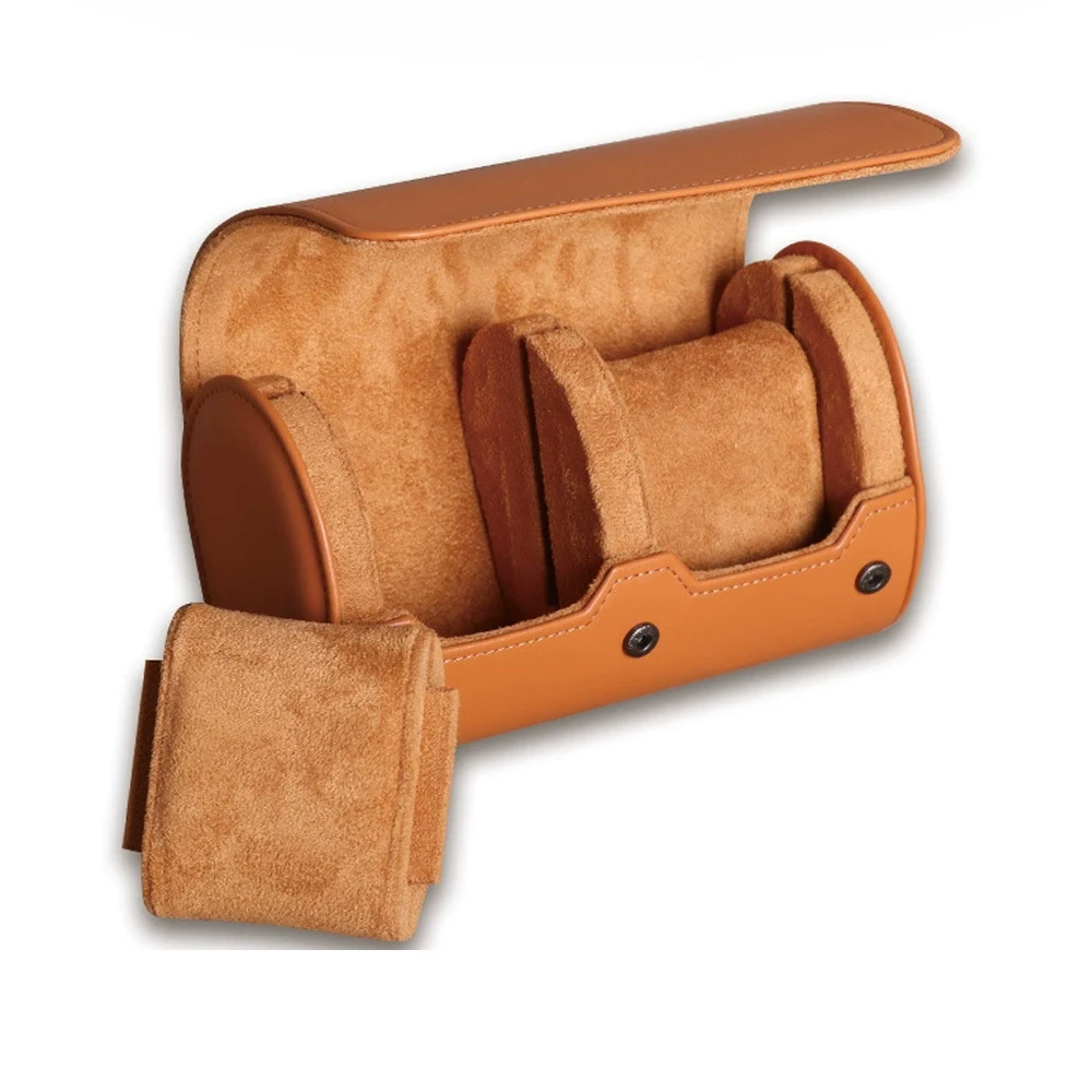 Premium Pu Leather Travel Watch Storage Pouch Case For Men And Women_voghion.com