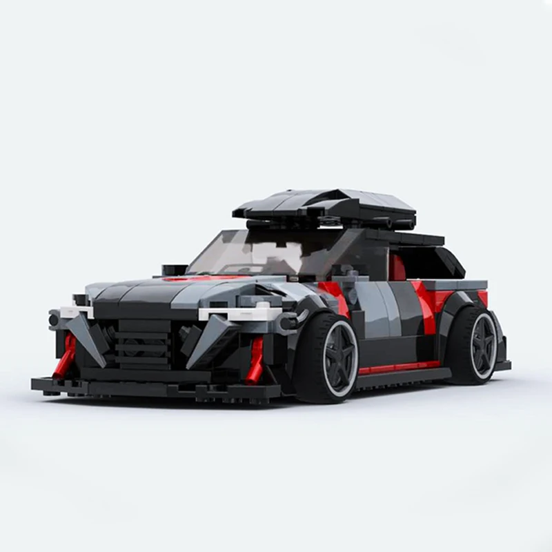

NEW 380PCS MOC City Champions Super Car Sport RS6 Dtm Model Technology DIY Creative Assembly Brick Display Birthday Gift Home