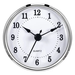 Classic Clock Craft Insert Clocks Movement Quartz Diameter 80mm Number for Home DIY Crafts Multifunctional Installation Part