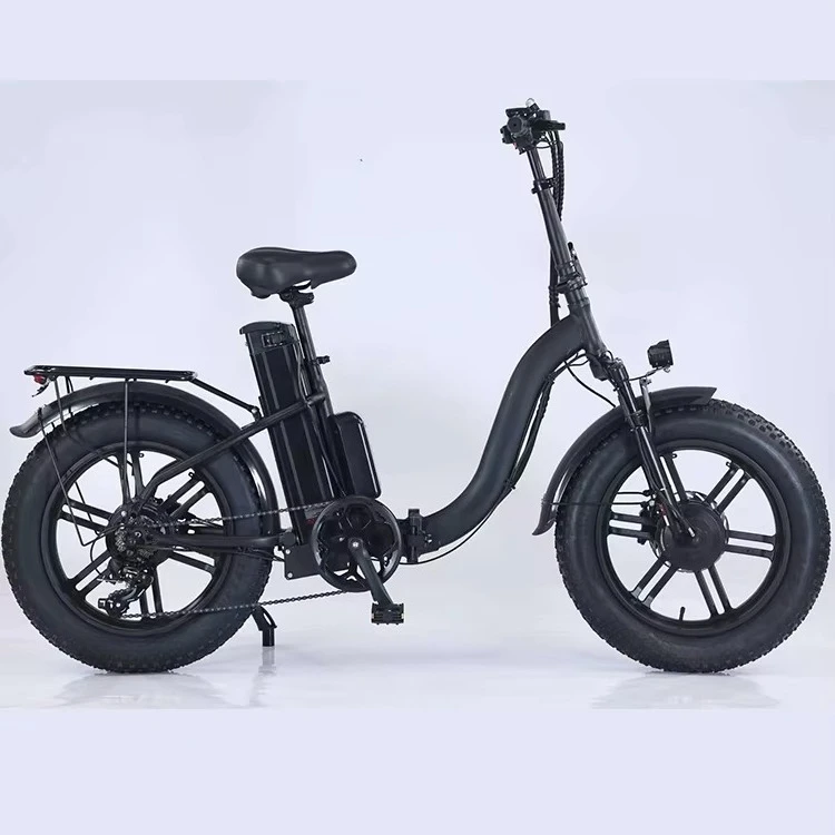 750w 48v15ah Aluminum Alloy Electric City E Bike  7 Speed Gears Rang 80km 20 Inch Folding Fat Electric Bicycle Bike Cycle