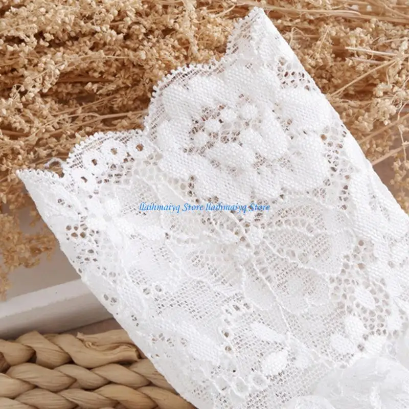 573B 2pairs أنيقة زهرة الدانتيل الزهرة الأكمام ذراع الأكمام المزخرفة دبوس الملابس