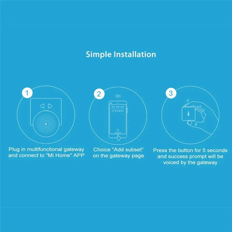 

【Кабель USB-C】Homekit с поддержкой умного датчика температуры и влажности, гигрометра окружающей среды давления воздуха для Mi Home Zigbee