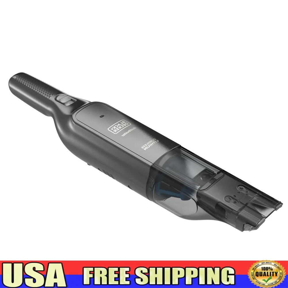 Беспроводной ручной пылесос с высокой мощностью всасывания, очень широкая насадка, легкий, компактный, пылесборник, усовершенствованный, чистый, срок службы батареи 14 минут, простота