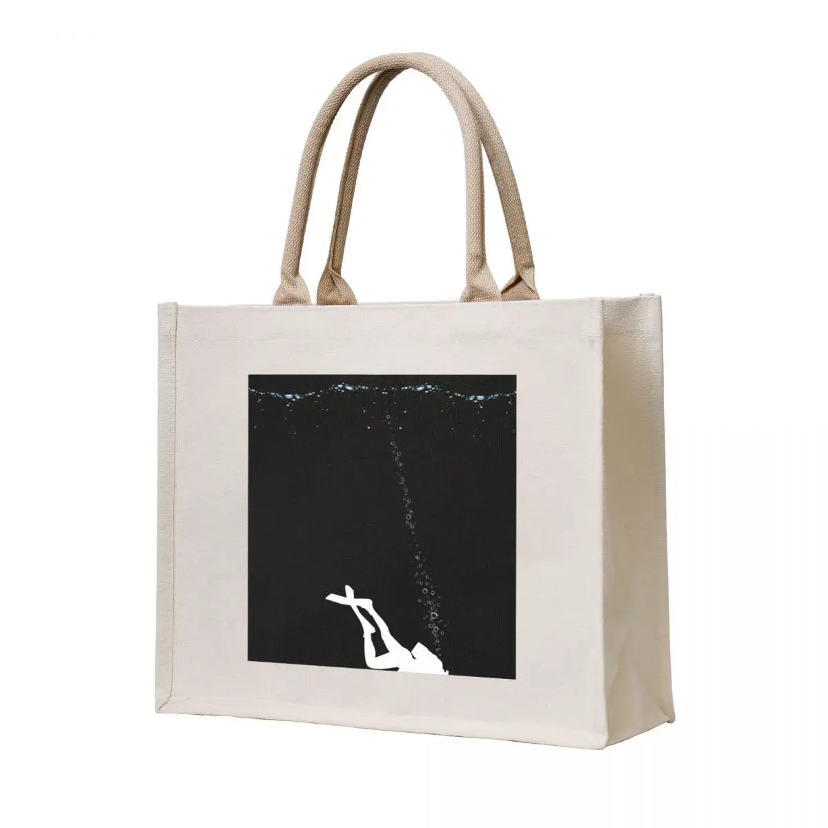 

Scuba Diver Under Water Tote Bag shopping bag Shopping bags tote bag custom