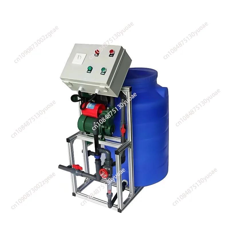 Small greenhouse fertilization system intelligently controls plant water use