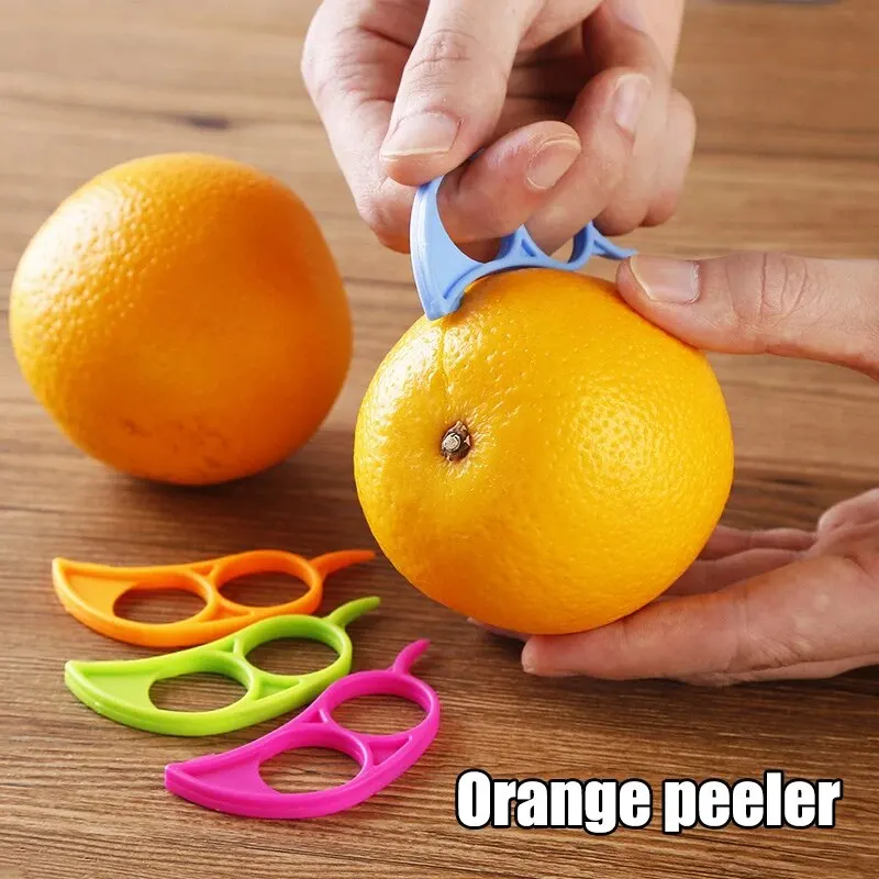 5PCS Open Orange Creative Mouse Model Quality Materials Peeler Vegetable Slicer Fruit Tools Easy To Use Clean Kitchen Utensils