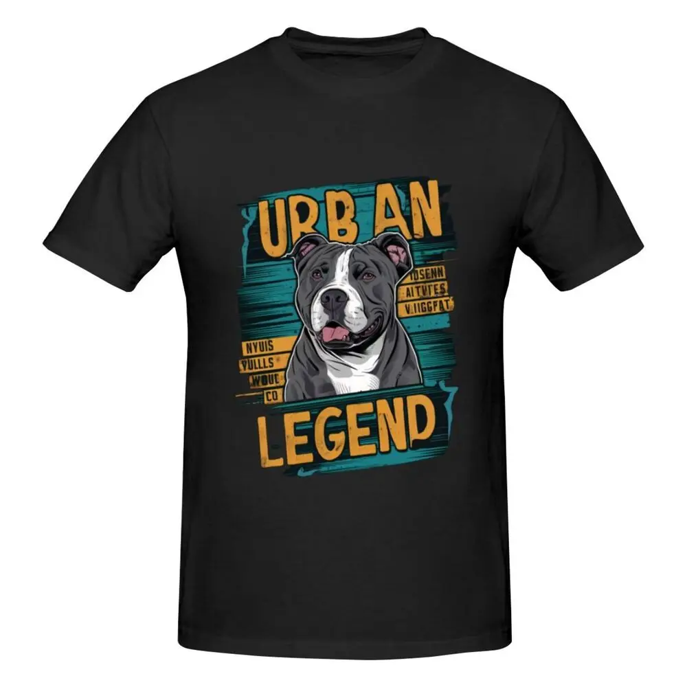 Urban Legend Printed T-Shirt - Stylish Pet Dog Graphic Casual Men's Short Sleeve  Tees High Quality 100%Cotton Short Sleeve