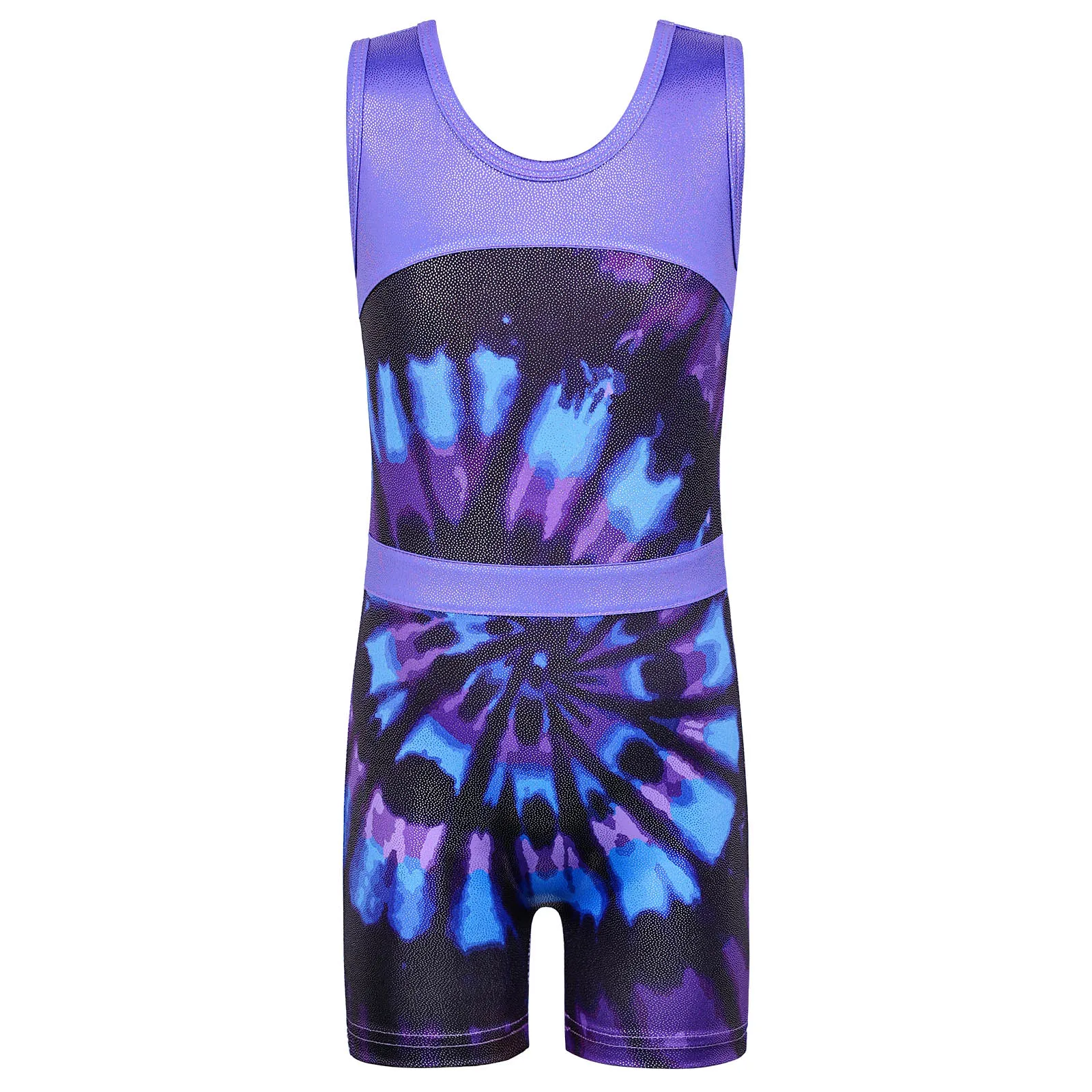 

BAOHULU One Piece Ballet Leotard with Short Girls Dance Costumes Ballerina Practice Outfit Athletic Clothes